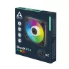 Arctic BioniX P14 A-RGB wentylator obudowy 140 mm PWM z łańcuchem, 400–2500 obr./min, 186 m³/h, czarny