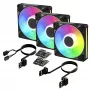 Arctic BioniX P14 A-RGB 140mm PWM Fan 3-Pack - Czarny - Addressable RGB, 2500 RPM, 186 m³/h