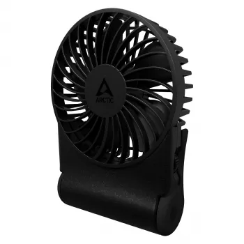 Arctic Summair 2Go Akumulatorowy Wentylator Biurkowy - 10 cm (Czarny)
