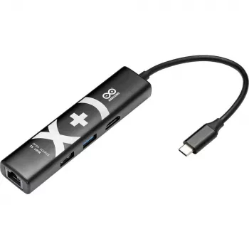 Stacja dokująca Arduino USB-C TPX00241 8-w-1 z HDMI, Ethernet, 65W PD, czarna