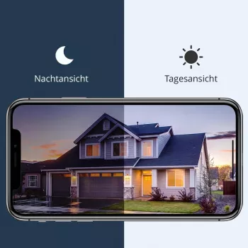 Arenti POWER1Q 2K Inteligentna kamera bezpieczeństwa zasilana baterią, AI Human Detection, Kolorowy noktowizor, IP65, Czarny