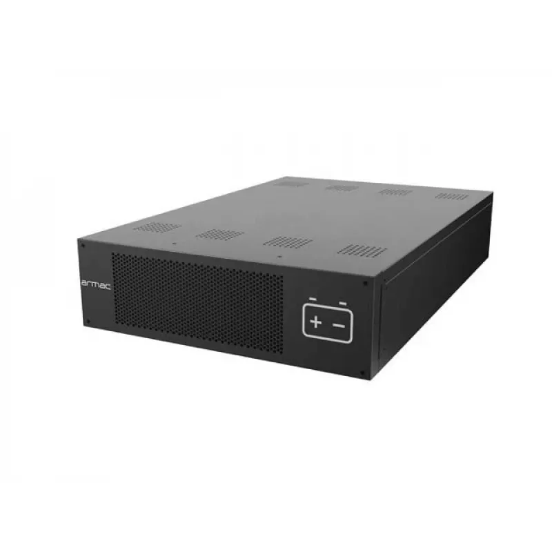 ARMAC B/2009/R/DF 3U obudowa rackowa zewnętrznego zestawu baterii do UPS Rack Online DF Series 6kVA/10kVA, 20x baterie VRLA 12V 9Ah, 240V DC, czarny