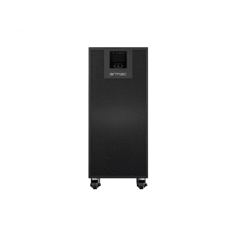 ARMAC Office On-Line PF1 10000VA 10000W UPS podwójnej konwersji, wieża, 8x IEC C13 + 2x IEC C19, LCD, USB/RS-232, obudowa metalowa, bezpyłowy