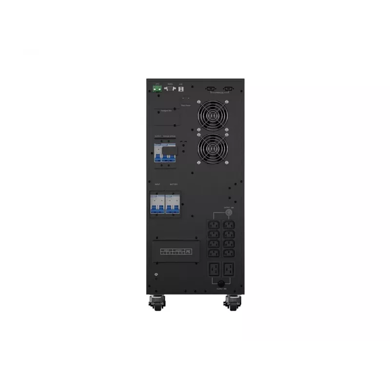ARMAC Office On-Line PF1 6000VA 6000W UPS Rack/Wieża, podwójna konwersja, 8x IEC C13, 2x IEC C19, LCD, obudowa metalowa bezpyłowa