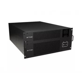 ARMAC R/6000I/PF1/DF On-Line 6000VA UPS do montażu w szafie rack, 10x IEC C13, USB-B, LCD, bezpyłowy