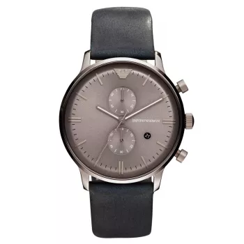 Zegarek męski ARMANI AR0388 ze stali nierdzewnej, chronograf, 43 mm