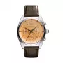 Zegarek męski Armani AR0395 z chronografem, kwarcowy, 43 mm, czarny pasek skórzany