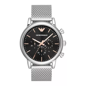 Zegarek męski ARMANI AR11429 z kwarcowym chronografem, 46 mm, stal nierdzewna