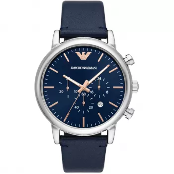 Armani AR11451 Męski zegarek chronograf ze stali nierdzewnej 46mm