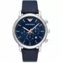 Armani AR11451 Męski zegarek chronograf ze stali nierdzewnej 46mm