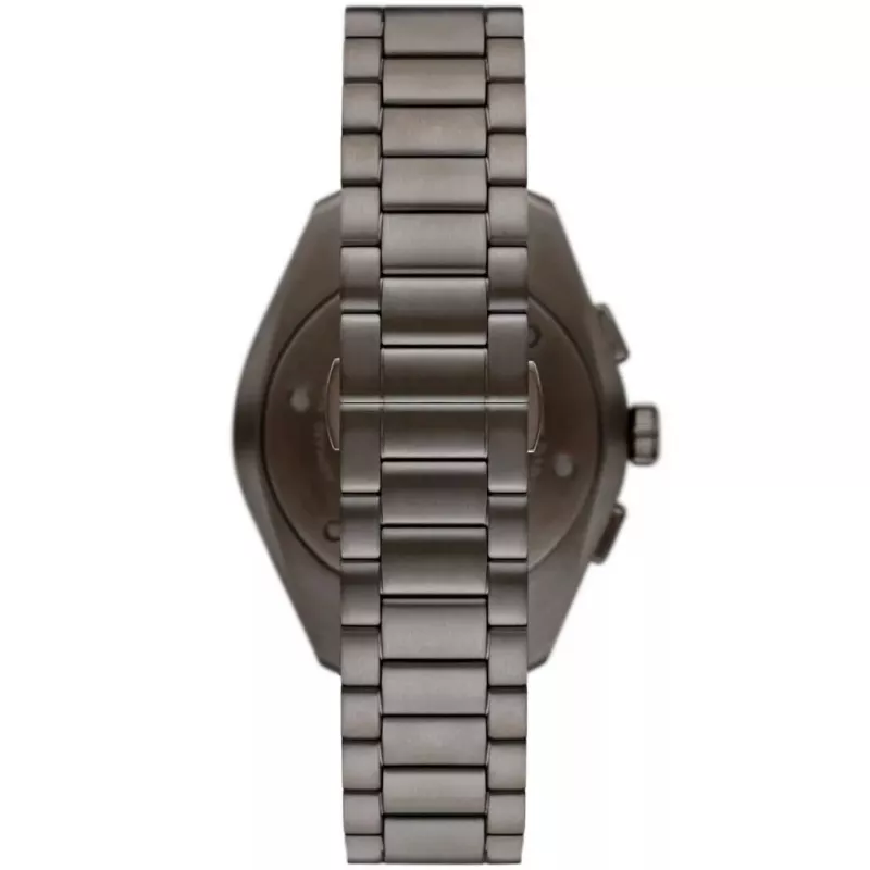 ARMANI AR11481 Zegarek męski Luigi Chronograph Quartz 43mm Czarna tarcza Czarny pasek skórzany