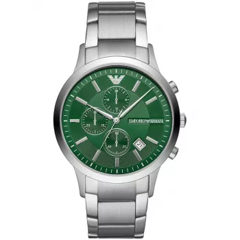 Zegarek męski Armani AR11507 Kwarcowy Chronograf 43mm Stal nierdzewna Niebieska tarcza