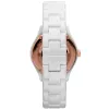 Zegarek damski ARMANI AR1418 na kwarc 28mm biała ceramika