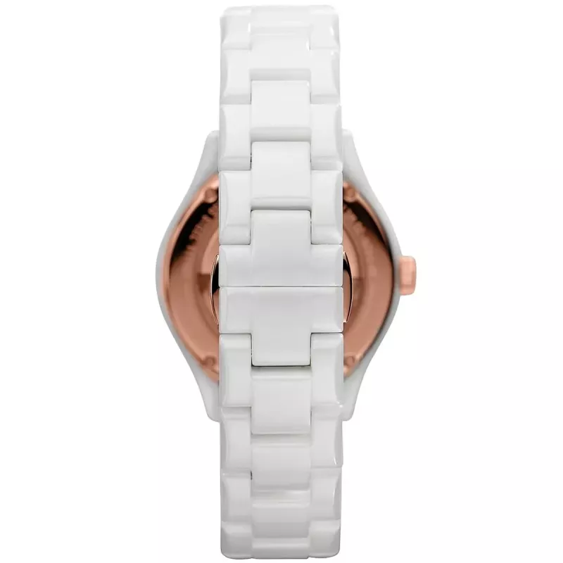 Zegarek damski ARMANI AR1418 na kwarc 28mm biała ceramika