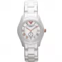 Zegarek damski ARMANI AR1418 na kwarc 28mm biała ceramika