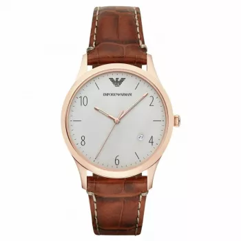 ARMANI AR1866 Zegarek męski Renato Kwarcowy Analogowy 40mm Stal nierdzewna Czarna tarcza