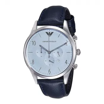 Zegarek męski Armani AR1889 Chronograf 42mm Stal nierdzewna Czarna tarcza