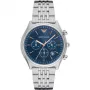 ARMANI AR1974 Męski Zegarek Chronograf Kwarcowy 43mm Czarna Tarcza Skórzany Pasek