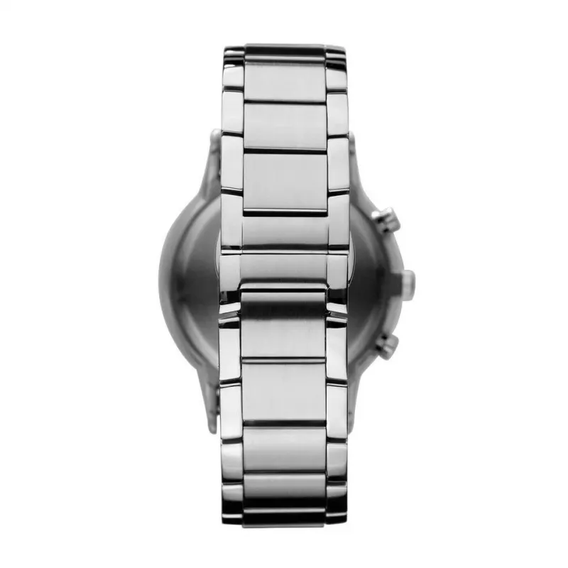 ARMANI AR2448 Męski Zegarek Kwarcowy Chronograf 43mm Stal Nierdzewna Niebieska Tarcza