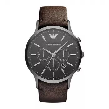 ARMANI AR2462 Męski Zegarek Chronograf 46mm Stal Nierdzewna Niebieska Tarcza