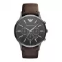 ARMANI AR2462 Męski Zegarek Chronograf 46mm Stal Nierdzewna Niebieska Tarcza