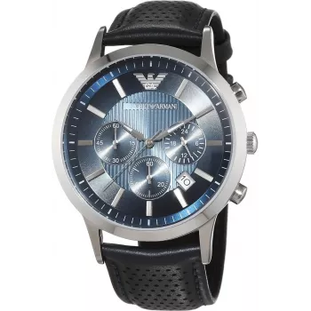 Zegarek męski Armani AR2473 Chronograf 43mm Stal nierdzewna Niebieska tarcza
