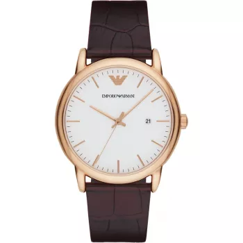 ARMANI AR2502 Męski Zegarek Kwarcowy Analogowy 43mm Stal Nierdzewna Niebieska Tarcza