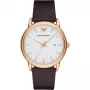 ARMANI AR2502 Męski Zegarek Kwarcowy Analogowy 43mm Stal Nierdzewna Niebieska Tarcza