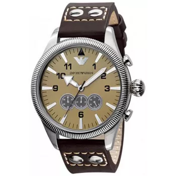 Zegarek męski ARMANI AR5837 ze stali nierdzewnej, chronograf, 44 mm