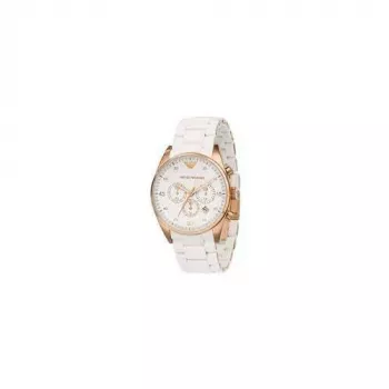 Zegarek męski ARMANI AR5919 ze stali nierdzewnej, chronograf, 43 mm, czarna tarcza