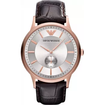 Zegarek męski Armani AR9101L Kwarcowy Analogowy 33mm Czarna Tarcza Skórzany Pasek