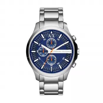 ARMANI EXCHANGE AX2155 Zegarek męski analogowy kwarcowy 46mm Stal nierdzewna Czarna tarcza