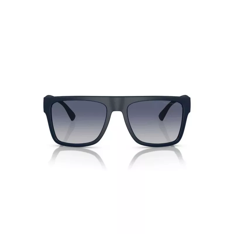 Armani Exchange AX4113S81814L Męskie okulary przeciwsłoneczne prostokątne matowa czerń ciemny szary 55/18/145 mm