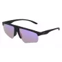 ARMANI EXCHANGE AX4123S80784V Męskie okulary przeciwsłoneczne prostokątne - czarna oprawa z propionianu z ciemnoszarymi lustrzanymi soczewkami