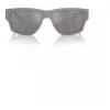 Okulary przeciwsłoneczne Armani Exchange AX4141SU81806 dla mężczyzn, matowa czerń, ciemny szary, 56 mm