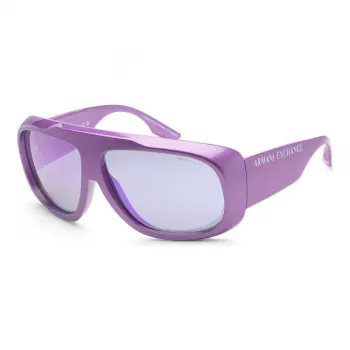 Okulary przeciwsłoneczne Armani Exchange AX4143SU83534 Matowa czerń Pilot Szare szkła 67mm