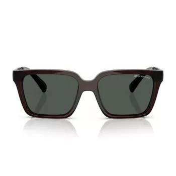 Okulary przeciwsłoneczne unisex Armani Exchange AX4147S835773, oprawka Havana, soczewki brązowe, 56 mm