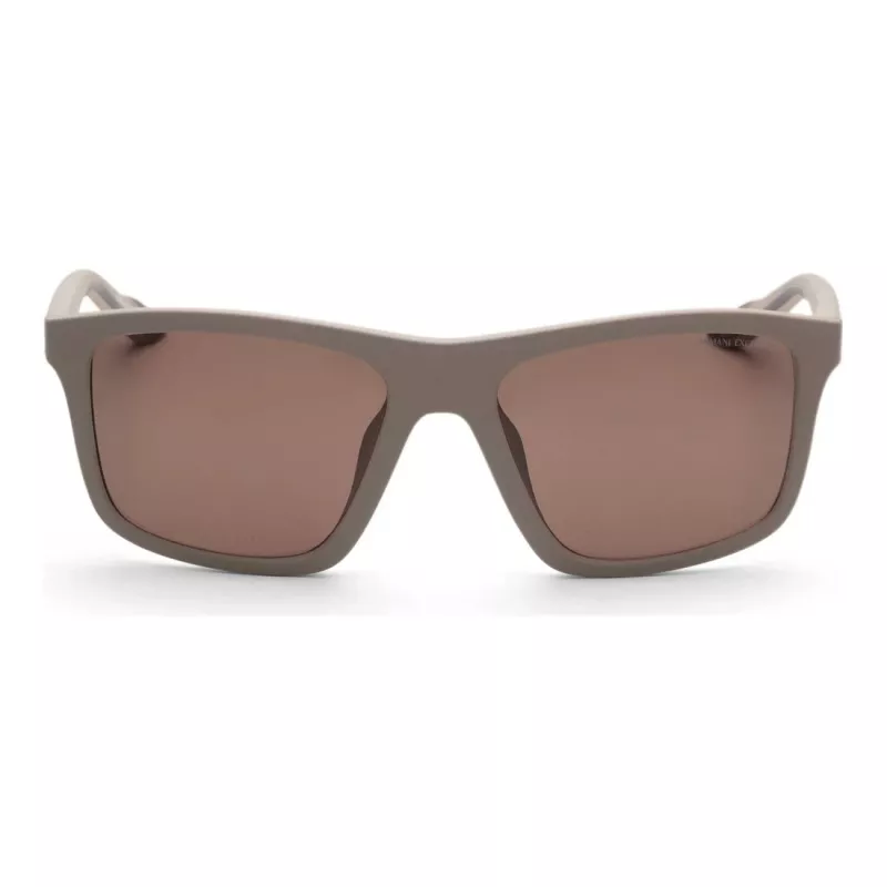 ARMANI EXCHANGE AX4149SU83617 Męskie okulary przeciwsłoneczne prostokątne Havana brązowa oprawa acetatowa brązowe soczewki poliwęglanowe 56/18/145 mm