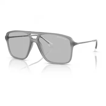 Okulary przeciwsłoneczne Armani Exchange AX4150SU83638 Męskie Kwadratowe Matowa Czerń Szary 59mm