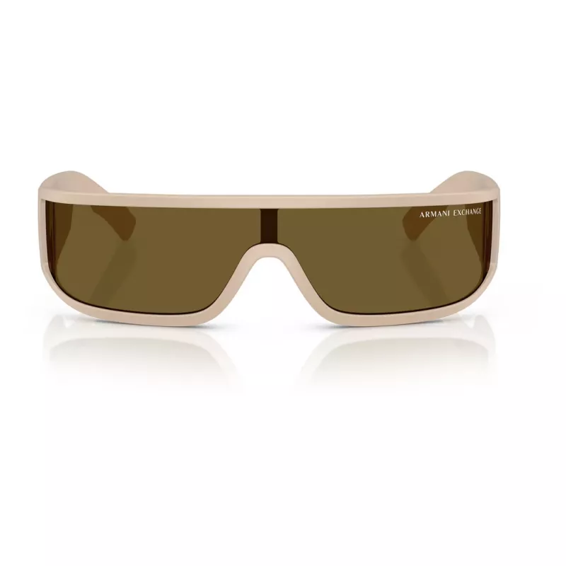 Okulary przeciwsłoneczne unisex Armani Exchange AX4153SU83617 - czarna oprawka, szare szkła, kształt tarcza/maska, szerokość soczewki 140 mm