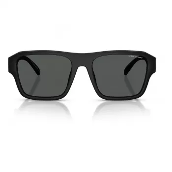 Okulary przeciwsłoneczne męskie Armani Exchange AX4154SU83737 - czarna oprawka z propionianu, szare soczewki poliwęglanowe, ochrona UV400