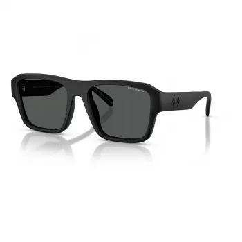 Okulary przeciwsłoneczne męskie Armani Exchange AX4154SU83737 - czarna oprawka z propionianu, szare soczewki poliwęglanowe, ochrona UV400