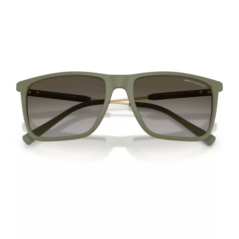 Okulary przeciwsłoneczne męskie Armani Exchange AX4160S838113 Havana Brązowy Gradient 57mm