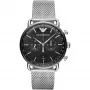 Zegarek męski ARMANI Exchange Chronograph AR11104 46mm Czarna stal nierdzewna