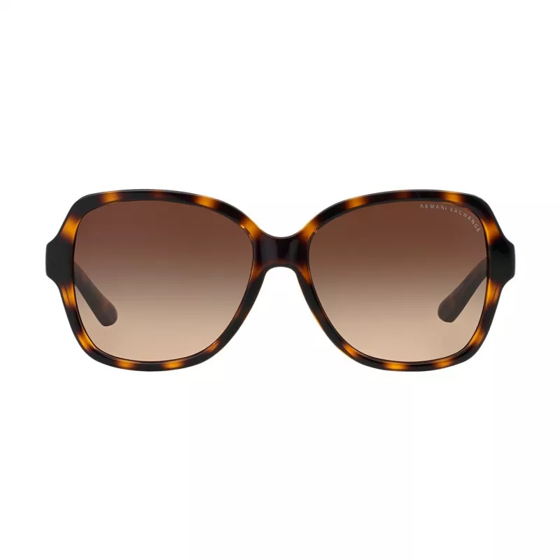 Okulary przeciwsłoneczne ARMANI EXCHANGE dla kobiet AX4029S811713 Havana Oprawka acetatowa Brązowe soczewki gradientowe 57mm