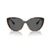 ARMANI EXCHANGE Okulary przeciwsłoneczne damskie AX4111SU82138 - Przezroczysta szara oprawka, szare soczewki gradientowe, 54/18/140 mm