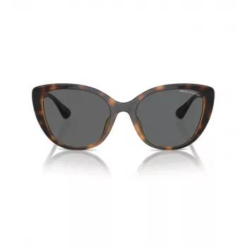 ARMANI EXCHANGE Okulary przeciwsłoneczne damskie AX4111SU82138 - Przezroczysta szara oprawka, szare soczewki gradientowe, 54/18/140 mm