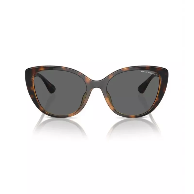 ARMANI EXCHANGE Okulary przeciwsłoneczne damskie AX4111SU82138 - Przezroczysta szara oprawka, szare soczewki gradientowe, 54/18/140 mm
