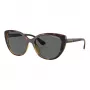 ARMANI EXCHANGE Okulary przeciwsłoneczne damskie AX4111SU82138 - Przezroczysta szara oprawka, szare soczewki gradientowe, 54/18/140 mm