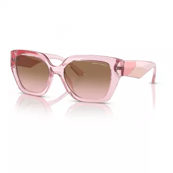 Okulary przeciwsłoneczne Armani Exchange dla kobiet AX4125SU83391, przezroczysta szara oprawka, szare gradientowe szkła, 54 mm